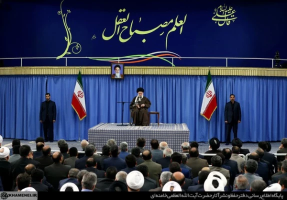 دیدار رؤسای دانشگاه ها، پژوهشگاه ها، مراکز رشد و پارک های علم و فناوری با رهبر انقلاب