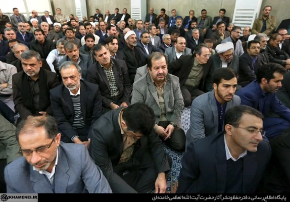 دیدار رؤسای دانشگاه ها، پژوهشگاه ها، مراکز رشد و پارک های علم و فناوری با رهبر انقلاب