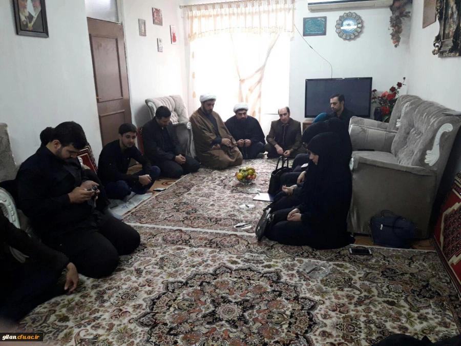 دیدار با خانواده شهید کوچک زاده