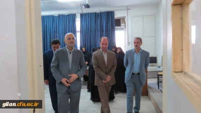 بازدید مدیرکل محترم آموزش و پرورش استان گیلان از روند مصاحبه پذیرفته شدگان سال 96