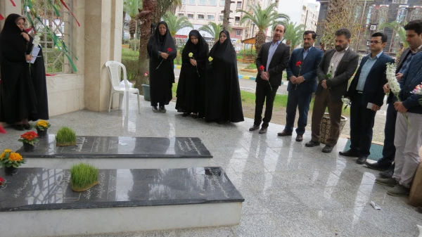 گلباران مزار شهدا 5