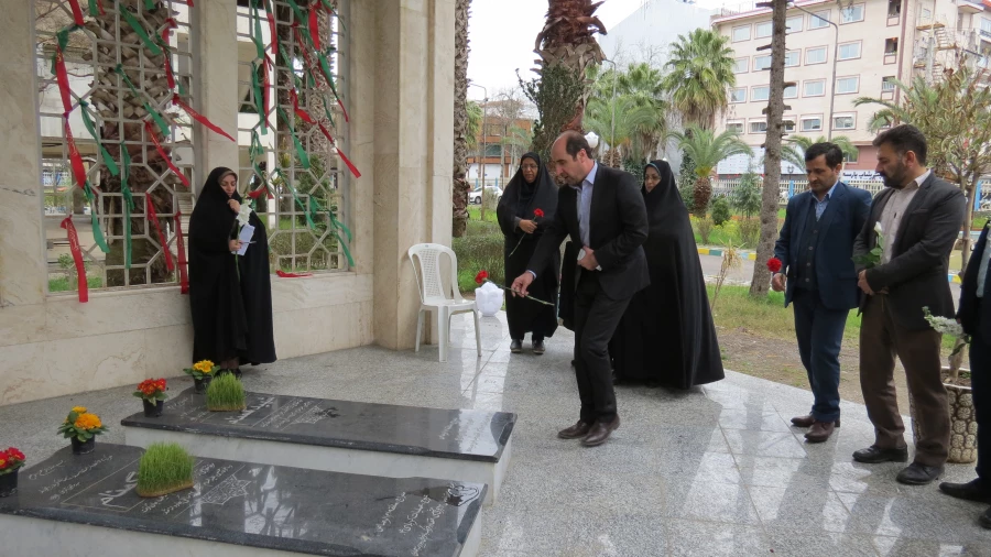 گلباران مزار شهدا 6