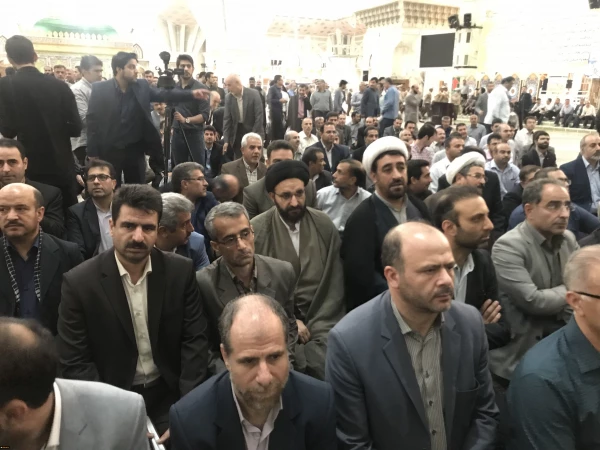 در آستانه سالگرد ارتحال بنیانگذار کبیر انقلاب اسلامی؛
آئین تجدید میثاق خانواده دانشگاهیان کشور با آرمان های امام خمینی(ره) و مقام معظم رهبری (مدظله العالی) برگزار شد 2