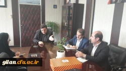 دیدار سرپرست مدبریت امور پردیس های دانشگاه فرهنگیان گیلان با  دکتر خنیفر ریاست دانشگاه فرهنگیان 2