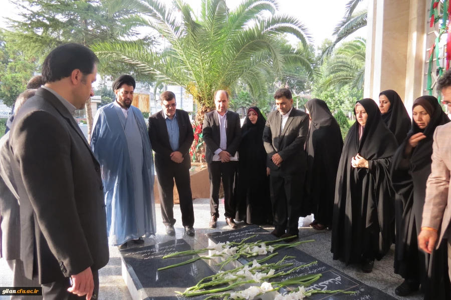 بازدید دکتر خنیفر ریاست محترم دانشگاه فرهنگیان و هیات همراه از پردیس امام علی (ع) و بنت الهدی صدر استان گیلان 2