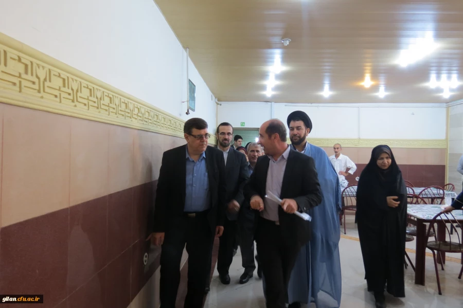 بازدید دکتر خنیفر ریاست محترم دانشگاه فرهنگیان و هیات همراه از پردیس امام علی (ع) و بنت الهدی صدر استان گیلان 2
