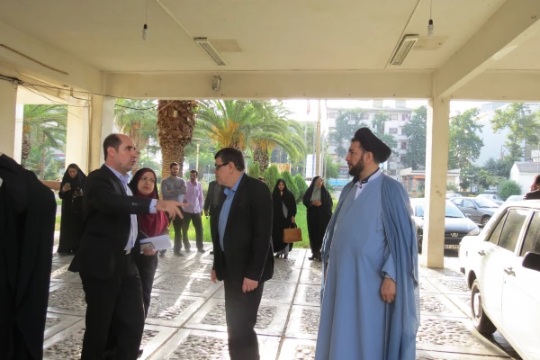 بازدید دکتر خنیفر ریاست محترم دانشگاه فرهنگیان و هیات همراه از پردیس امام علی (ع) و بنت الهدی صدر استان گیلان 2