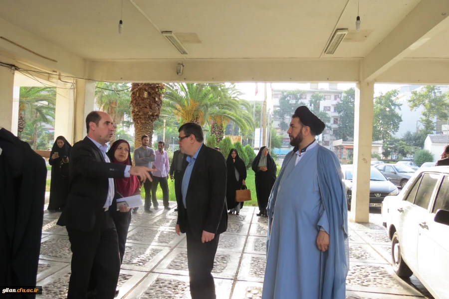 بازدید دکتر خنیفر ریاست محترم دانشگاه فرهنگیان و هیات همراه از پردیس امام علی (ع) و بنت الهدی صدر استان گیلان 2