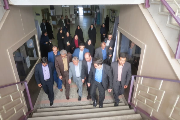 بازدید دکتر خنیفر ریاست محترم دانشگاه فرهنگیان و هیات همراه از پردیس امام علی (ع) و بنت الهدی صدر استان گیلان 2