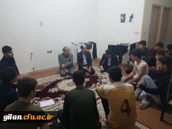 بازدید دکتر احد زاده از سرای دانشجویی بمناسبت شانزدهم آذر 2