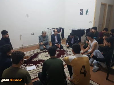 بازدید دکتر احد زاده از سرای دانشجویی بمناسبت شانزدهم آذر