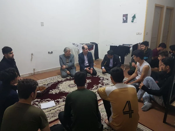 بازدید دکتر احد زاده از سرای دانشجویی بمناسبت شانزدهم آذر 2