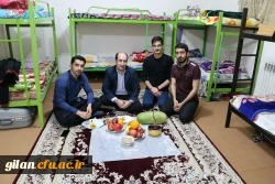 حضور دکتر احد زاده در مراسم شب یلدای دانشجویان  2