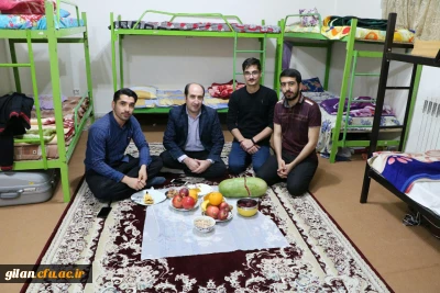 حضور دکتر احد زاده در مراسم شب یلدای دانشجویان