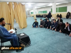 ویژه برنامه استانی  ایام فاطمیه(س)در حسینه شهدای پردیس بنت الهدی صدر گیلان برگزار شد 2