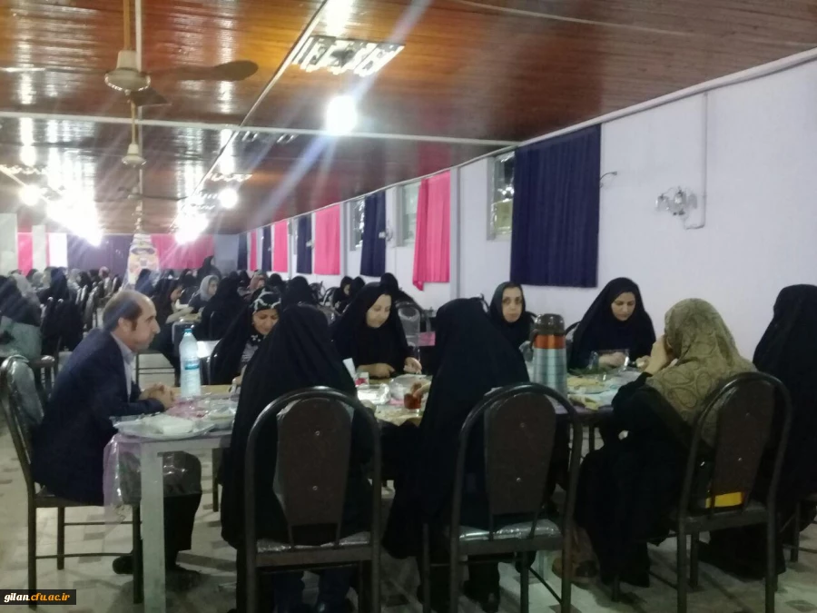 حضور دکتر احد زاده در مراسم افطاری دانشگاه فرهنگیان گیلان 2
