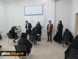 بازدید دکتر احد زاده سرپرست مدیریت استانی از حوزه های امتحانی 3