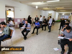 بازدید دکتر احد زاده سرپرست مدیریت استانی از حوزه های امتحانی 4