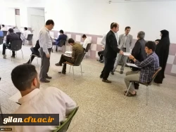 بازدید دکتر احد زاده سرپرست مدیریت استانی از حوزه های امتحانی 5