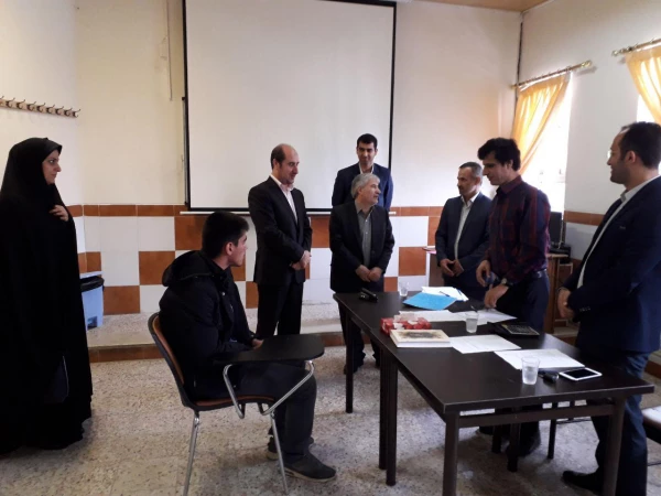 بازدید سرپرست مدیریت امور پردیس های دانشگاه فرهنگیان از روند مصاحبه پردیس امام علی (ع) گیلان 2