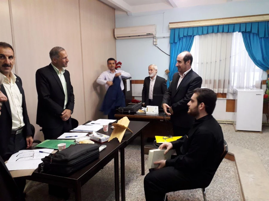 بازدید سرپرست مدیریت امور پردیس های دانشگاه فرهنگیان از روند مصاحبه پردیس امام علی (ع) گیلان 4