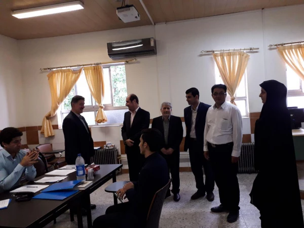 بازدید سرپرست مدیریت امور پردیس های دانشگاه فرهنگیان از روند مصاحبه پردیس امام علی (ع) گیلان 6