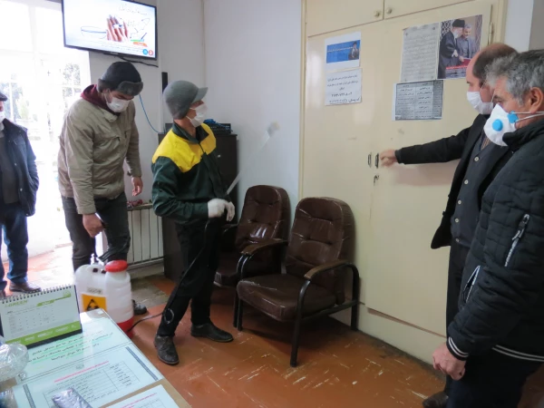 ضد عفونی سراهای دانشجویی دانشگاه فرهنگیان گیلان 6