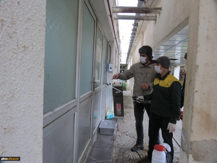 ضد عفونی سراهای دانشجویی دانشگاه فرهنگیان گیلان 7