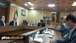 دیداری مدیر و جمعی ازکارکنان دانشگاه فرهنگیان رشت با فرماندار این شهرستان 3