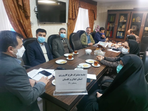 بازدید هیات اعزامی دانشگاه فرهنگیان گلستان  از نحوه آموزش دانشجویان معلمان مشمول درس کارورزی در گیلان 3