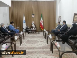 دیدار سرپرست مدیریت امورپردیس های دانشگاه فرهنگیان گیلان با نماینده ولی فقیه وامام جمعه شهرستان رشت 5