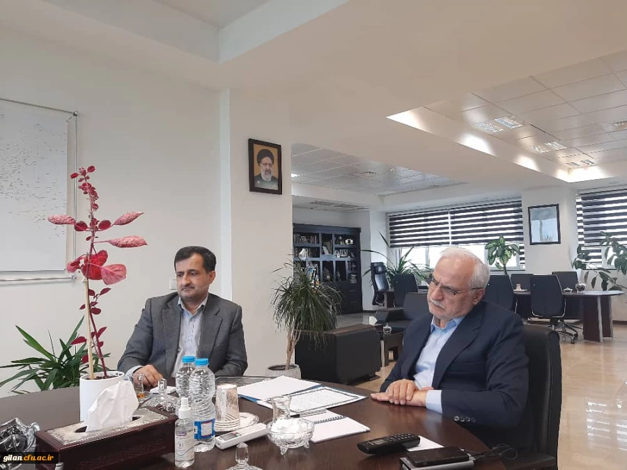 دیدارسرپرست مدیریت امورپردیس های گیلان با مدیرعامل منطقه آزاد انزلی 2