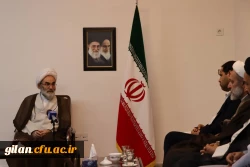 دیدار دکتر صحرایی سرپرست دانشگاه فرهنگیان با نماینده ولی فقیه وامام جمعه استان گیلان 2