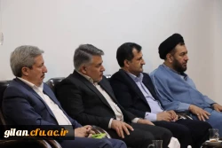 دیدار دکتر صحرایی سرپرست دانشگاه فرهنگیان با نماینده ولی فقیه وامام جمعه استان گیلان 4