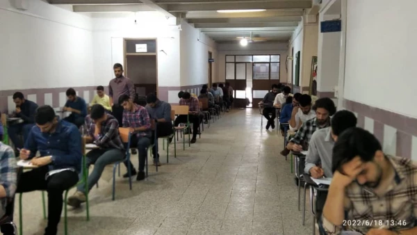 بازدیدسرپرست مدیریت امورپردیس های استان از حوزه های امتحانی دانشجو معلمان 8