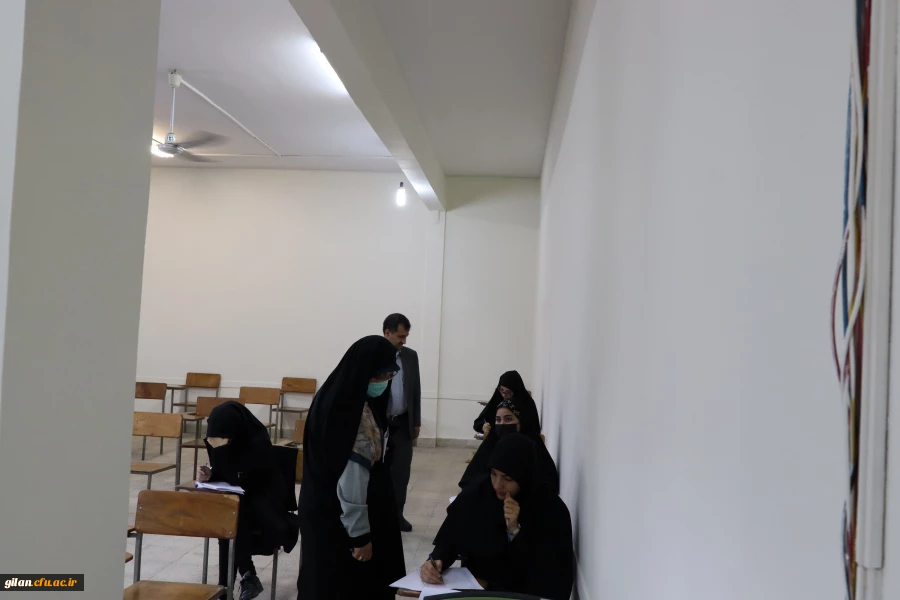 بازدیدسرپرست مدیریت امورپردیس های استان از حوزه های امتحانی دانشجو معلمان 14