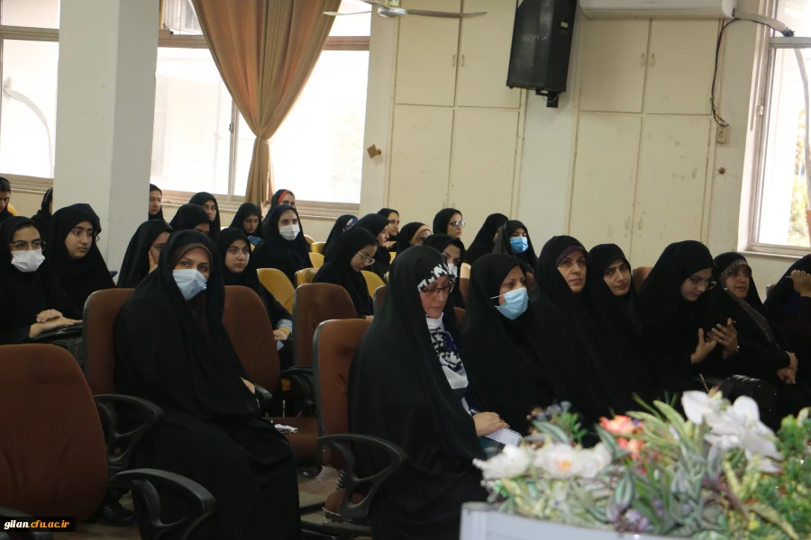 آیین استقبال از نو دانشجو معلمان دانشگاه فرهنگیان گیلان در پردیس شهیده بنت الهدی صدر(خواهران) برگزارگردید. 4