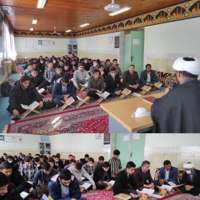 محفل انس با قران کریم در پردیس امام علی(ع)گیلان برگزارگردید: 5