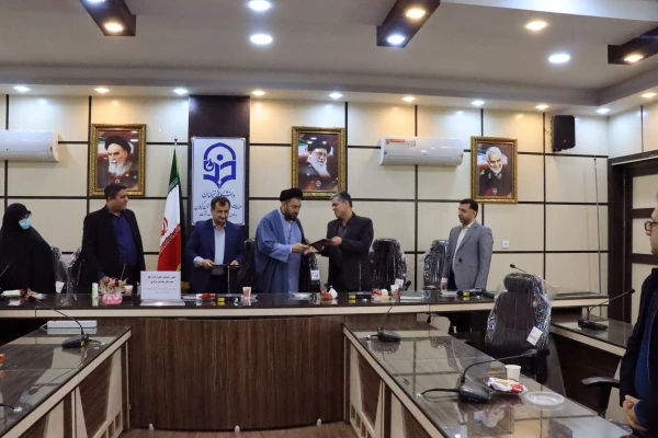 مراسم تکریم و معارفه عامل مالی دانشگاه فرهنگیان با حضور مسئولین اداره کل امورمالی سازمان مرکزی 7