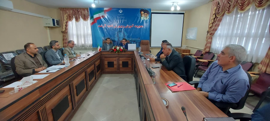 کمیته راهبردی کارورزی دانشجومعلمان دانشگاه فرهنگیان گیلان به میزبانی اداره آموزش و پرورش ناحیه 2شهرستان رشت 6