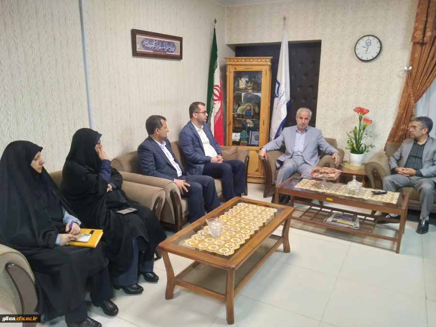 نشست هیأت رئیسه دانشگاه فرهنگیان با نماینده  مردم  رشت در مجلس شورای اسلامی 2