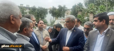 دانشگاه فرهنگیان گیلان خبر داد

بازدید میدانی استاندار گیلان از پردیس های بنت الهدی صدر و امام علی(ع).