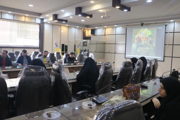 برگزاری مراسم سالگرد سردار سلیمانی در دانشگاه فرهنگیان گیلان 4