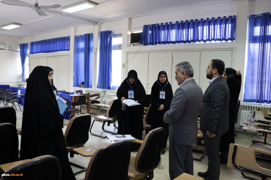 بازدید ریاست دانشگاه از فرایند برگزاری ارزیابی تکمیلی داوطلبان ورود به دانشگاه فرهنگیان در سال 1403 4