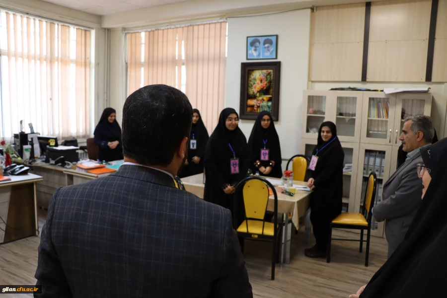بازدید ریاست دانشگاه از فرایند برگزاری ارزیابی تکمیلی داوطلبان ورود به دانشگاه فرهنگیان در سال 1403 2