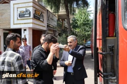 بدرقه کاروان زیارتی اربعین حسینی  دانشجو معلمان دانشگاه فرهنگیان گیلان  به کربلای معلی 7