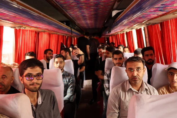 بدرقه کاروان زیارتی اربعین حسینی  دانشجو معلمان دانشگاه فرهنگیان گیلان  به کربلای معلی 8