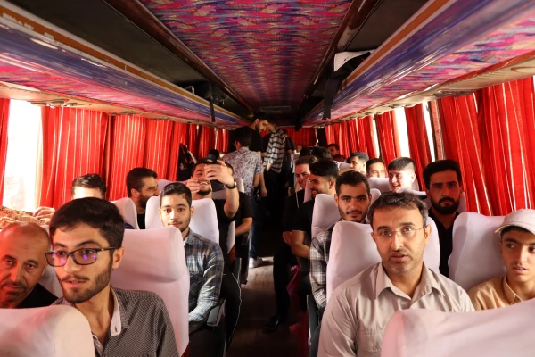 بدرقه کاروان زیارتی اربعین حسینی  دانشجو معلمان دانشگاه فرهنگیان گیلان  به کربلای معلی 9