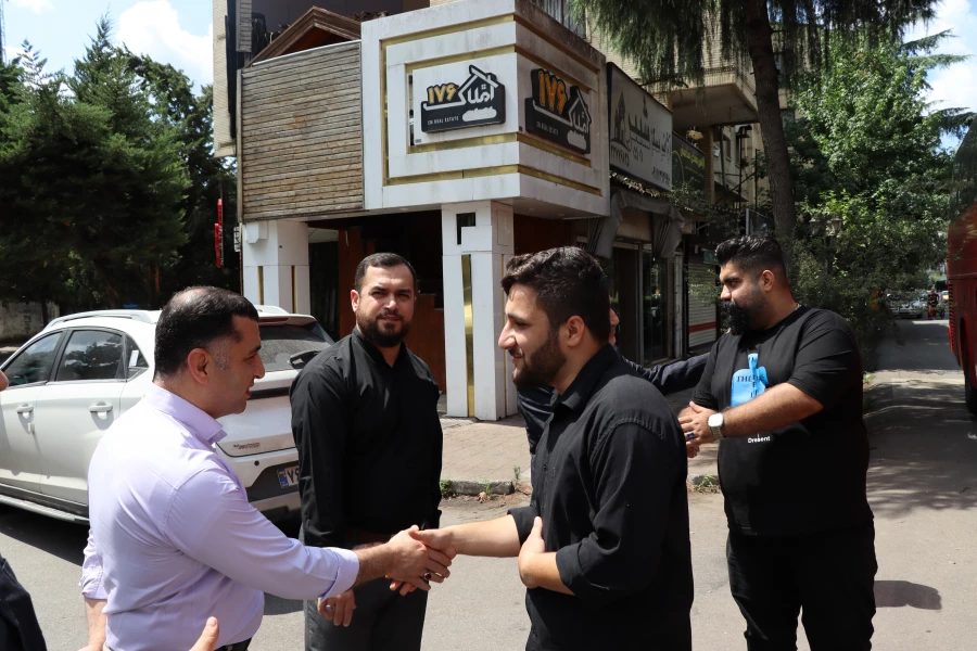 بدرقه کاروان زیارتی اربعین حسینی  دانشجو معلمان دانشگاه فرهنگیان گیلان  به کربلای معلی 11