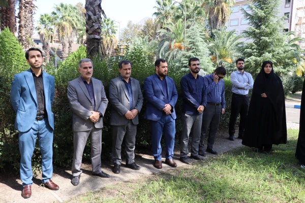 تجمع مدیران، اساتید و دانشجویان دانشگاه فرهنگیان گیلان در پی شهادت سید حسن نصرالله 2